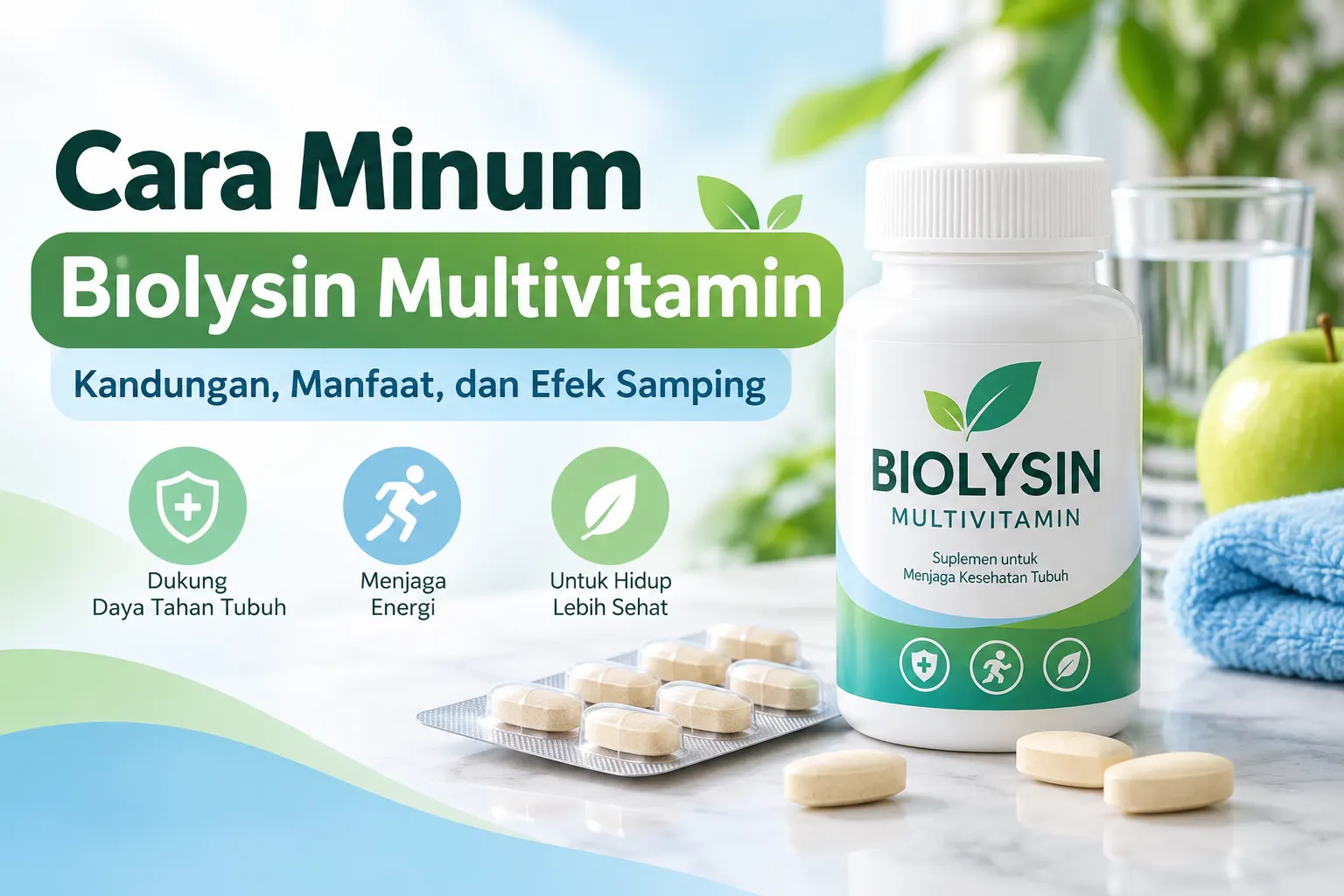 Cara Minum Biolysin Multivitamin yang Benar