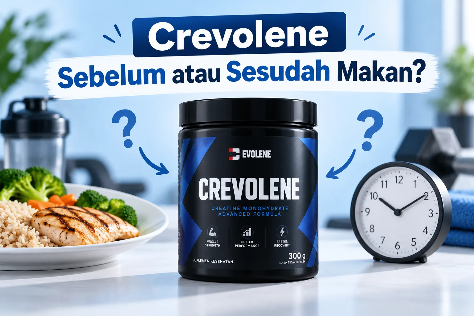 Crevolene Diminum Sebelum atau Sesudah Makan